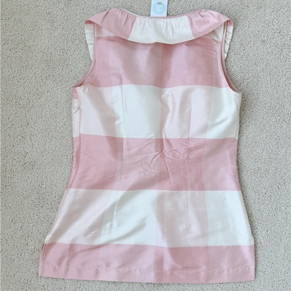 Devon Baer Silk Ruffle Top - Picture 3 of 6